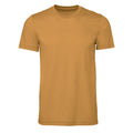 Mustard - Front - Gildan Mens Midweight Soft Touch T-Shirt