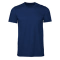 Navy - Front - Gildan Mens Midweight Soft Touch T-Shirt