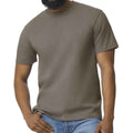 Brown Savana - Side - Gildan Mens Midweight Soft Touch T-Shirt