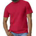 Red - Side - Gildan Mens Midweight Soft Touch T-Shirt