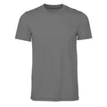 Charcoal - Front - Gildan Mens Midweight Soft Touch T-Shirt