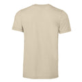 Sand - Back - Gildan Mens Midweight Soft Touch T-Shirt