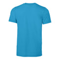 Sapphire Blue - Back - Gildan Mens Midweight Soft Touch T-Shirt