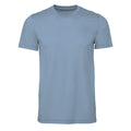 Stone Blue - Front - Gildan Mens Midweight Soft Touch T-Shirt
