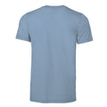 Stone Blue - Back - Gildan Mens Midweight Soft Touch T-Shirt
