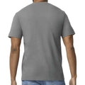 Graphite Heather - Back - Gildan Mens Midweight Soft Touch T-Shirt