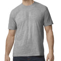 Sports Grey - Front - Gildan Mens Midweight Soft Touch T-Shirt