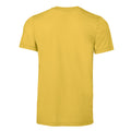 Daisy Yellow - Back - Gildan Mens Midweight Soft Touch T-Shirt