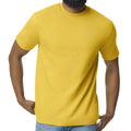 Daisy Yellow - Side - Gildan Mens Midweight Soft Touch T-Shirt