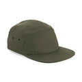 Olive Green - Front - Beechfield Cotton Canvas Baseball Cap