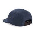 Navy - Back - Beechfield Cotton Canvas Baseball Cap