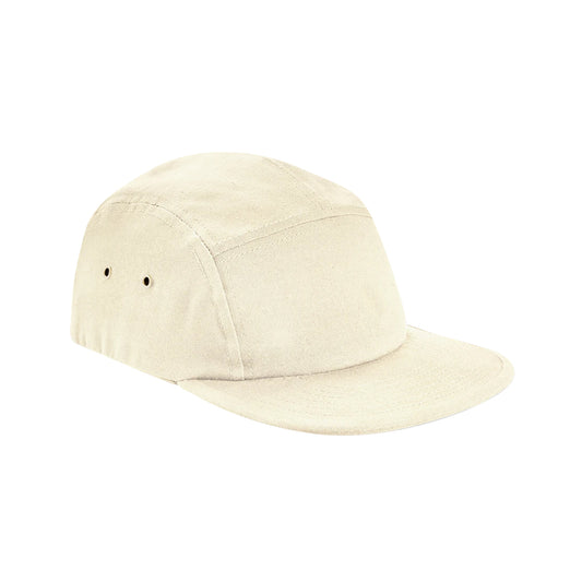 Natural - Front - Beechfield Cotton Canvas Baseball Cap