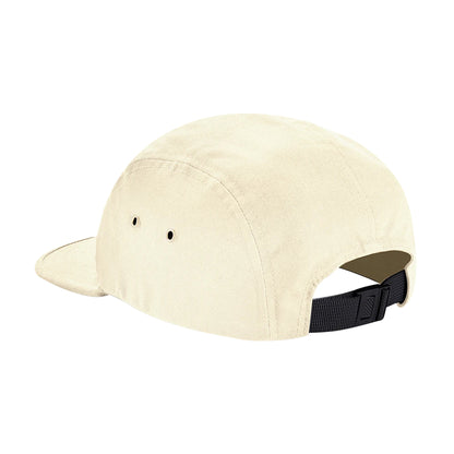Natural - Back - Beechfield Cotton Canvas Baseball Cap