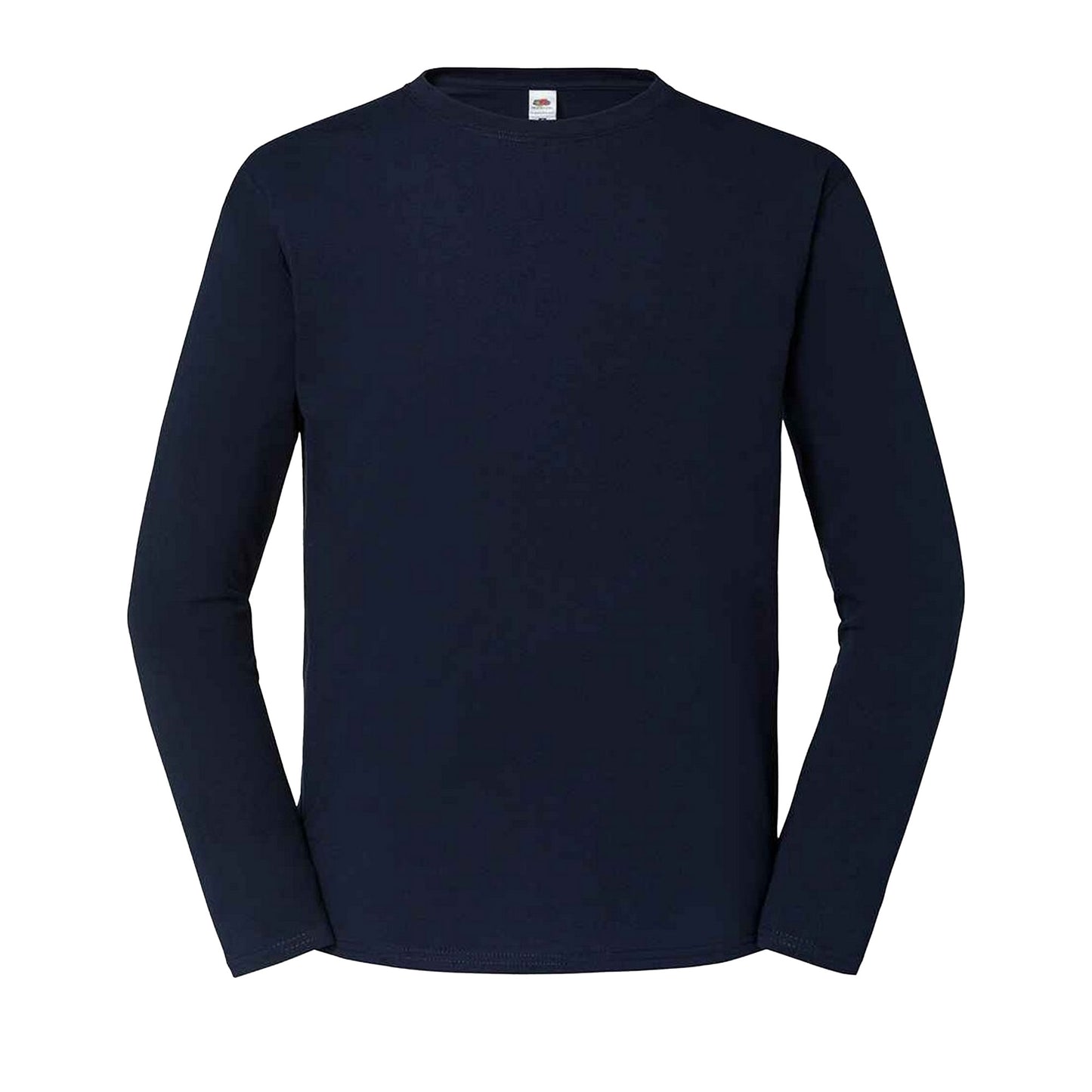 Deep Navy - Front - Fruit Of The Loom Mens Iconic Long-Sleeved T-Shirt