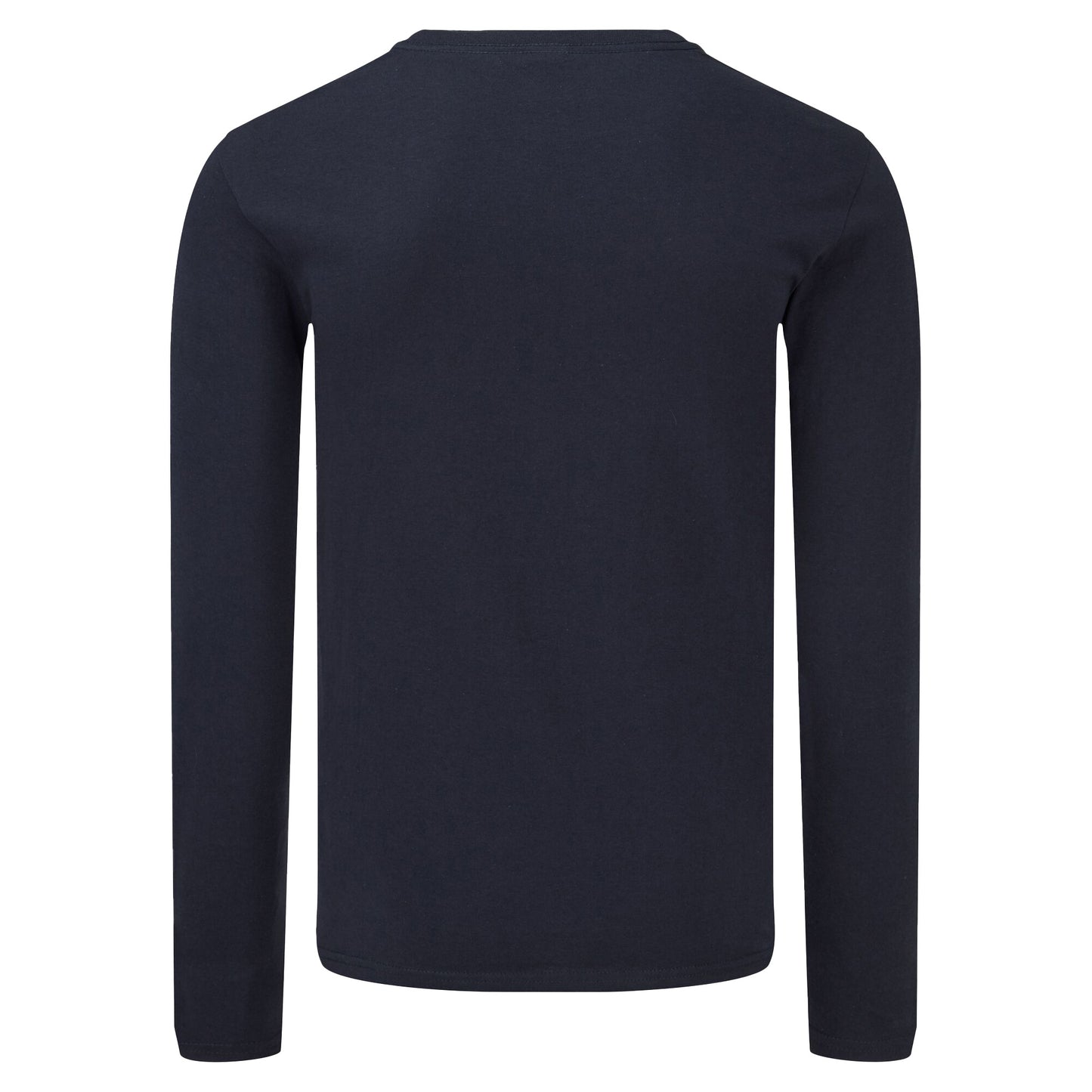 Deep Navy - Back - Fruit Of The Loom Mens Iconic Long-Sleeved T-Shirt