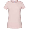 Powder Rose - Front - Fruit Of The Loom Womens-Ladies Iconic Ringspun Cotton T-Shirt