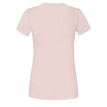 Powder Rose - Back - Fruit Of The Loom Womens-Ladies Iconic Ringspun Cotton T-Shirt