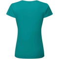 Ocean Teal - Back - Fruit Of The Loom Womens-Ladies Iconic Ringspun Cotton T-Shirt