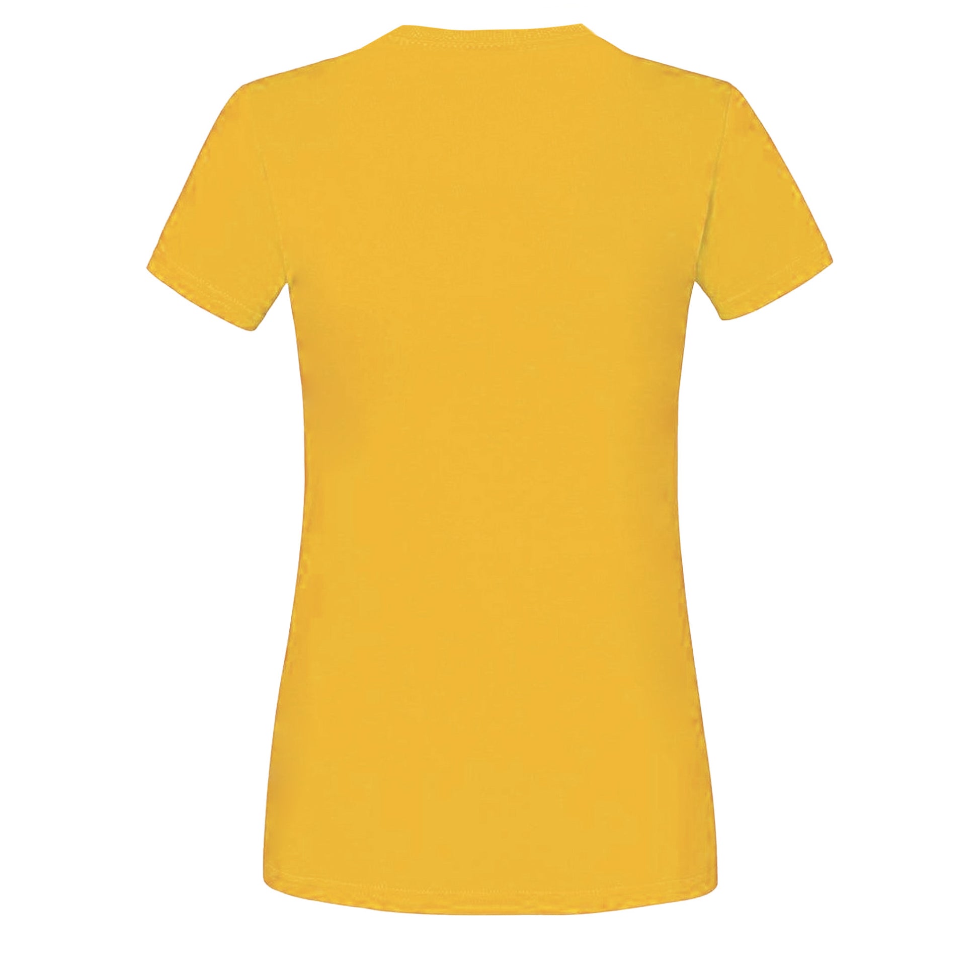 Sunflower - Back - Fruit Of The Loom Womens-Ladies Iconic Ringspun Cotton T-Shirt