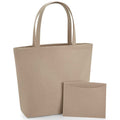 Sand - Front - Bagbase Felt Shopper