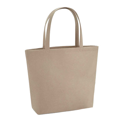 Sand - Back - Bagbase Felt Shopper