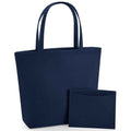 Navy - Front - Bagbase Felt Shopper