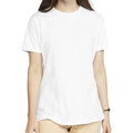 White - Front - Gildan Womens-Ladies CVC Soft Touch T-Shirt