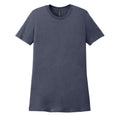 Navy Mist - Front - Gildan Womens-Ladies CVC Soft Touch T-Shirt