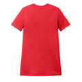 Red Mist - Back - Gildan Womens-Ladies CVC Soft Touch T-Shirt