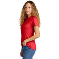 Red Mist - Pack Shot - Gildan Womens-Ladies CVC Soft Touch T-Shirt