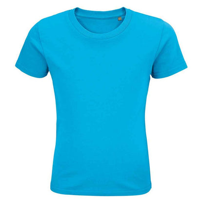 Aqua - Front - SOLS Childrens-Kids Pioneer Organic T-Shirt