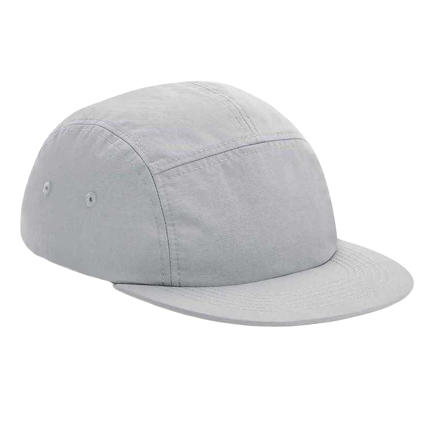 Light Grey - Front - Beechfield 5 Panel Camper Cap