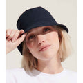 French Navy - Side - SOLS Unisex Adult Twill Bucket Hat