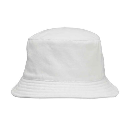 White - Front - SOLS Unisex Adult Twill Bucket Hat