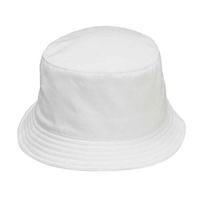 White - Back - SOLS Unisex Adult Twill Bucket Hat