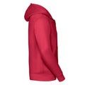 Classic Red - Side - Russell Mens Authentic Hooded Sweatshirt