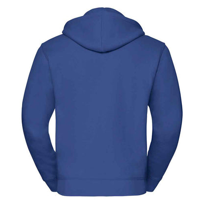 Bright Royal Blue - Back - Russell Mens Authentic Hooded Sweatshirt