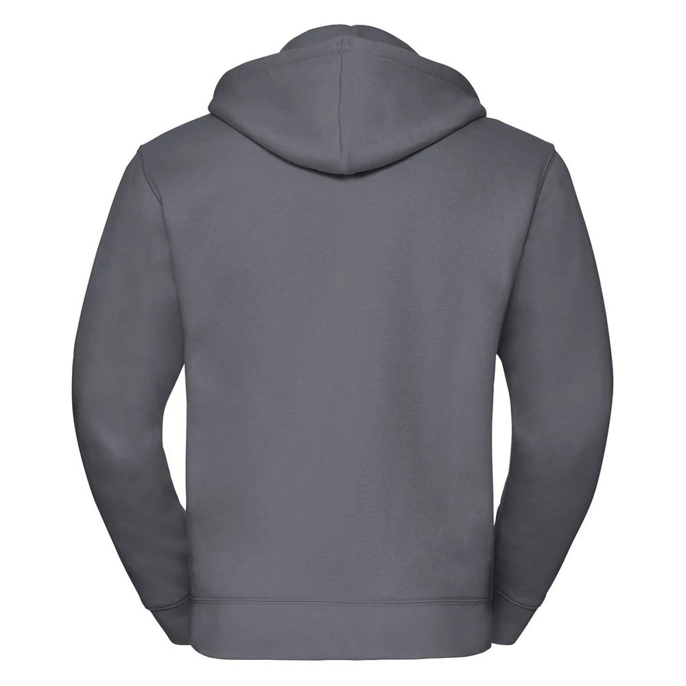 Convoy Grey - Back - Russell Mens Authentic Hooded Sweatshirt