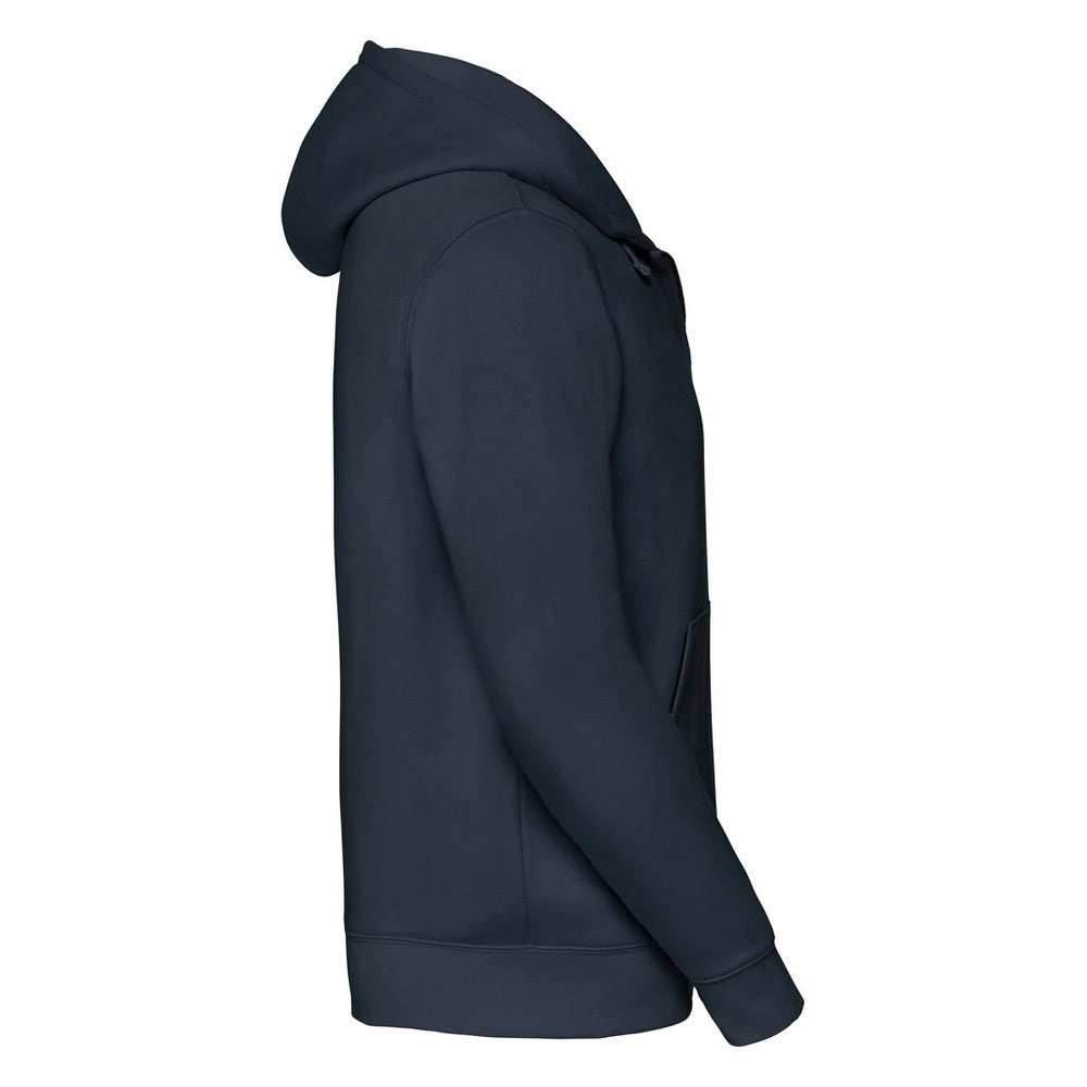 French Navy - Side - Russell Mens Authentic Hooded Sweatshirt