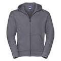 Convoy Grey - Front - Russell Mens Authentic Hooded Sweatshirt