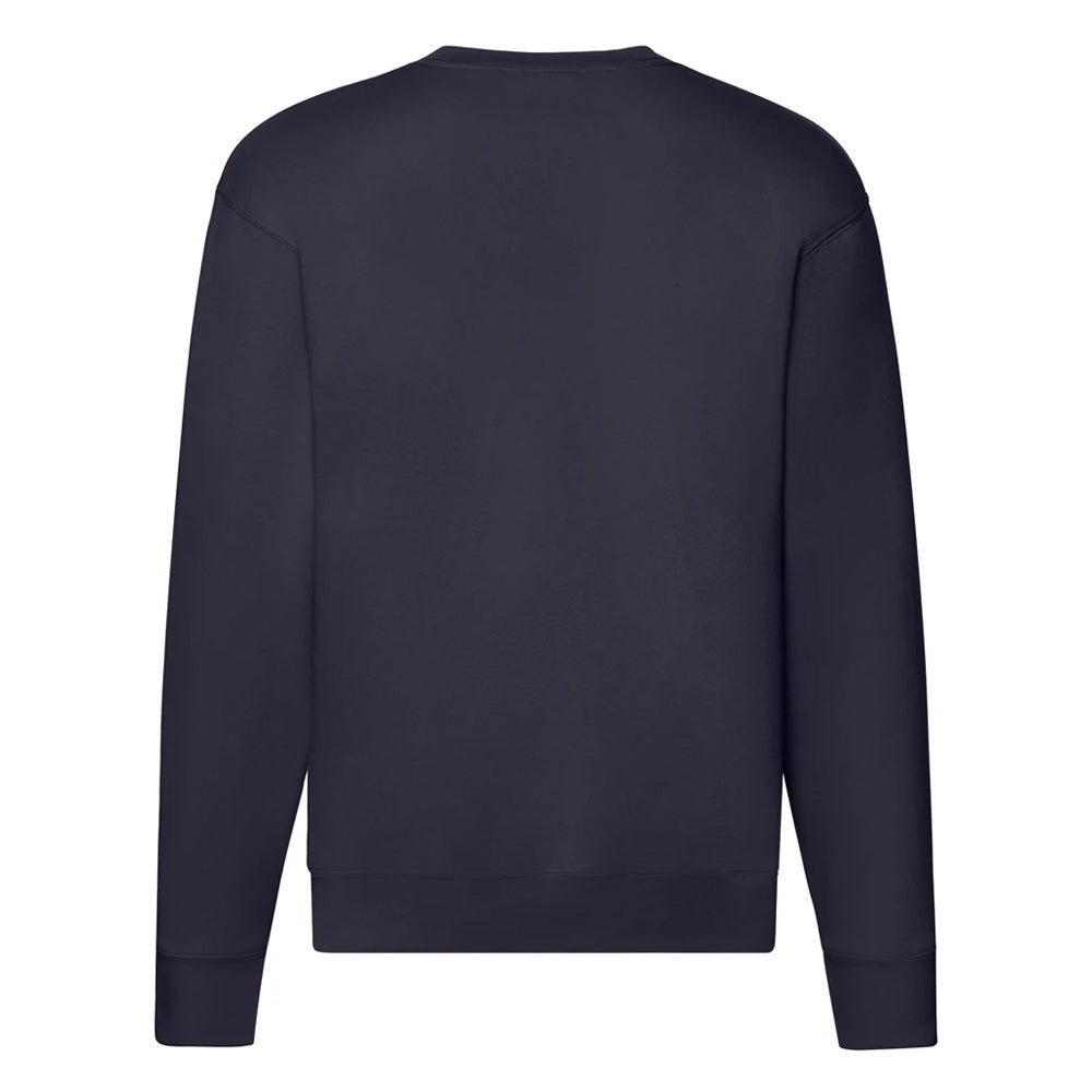 Deep Navy - Back - Fruit of the Loom Mens Premium Drop Shoulder Sweatshirt
