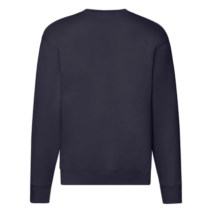 Deep Navy - Back - Fruit of the Loom Mens Premium Drop Shoulder Sweatshirt