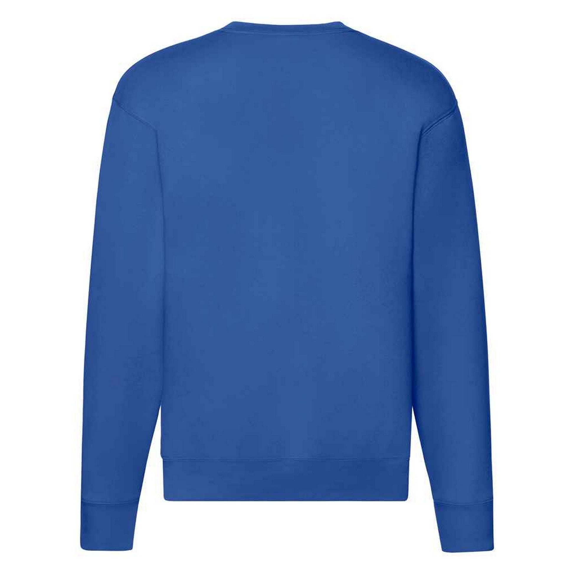 Royal Blue - Back - Fruit of the Loom Mens Premium Drop Shoulder Sweatshirt