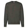 Charcoal - Front - Fruit of the Loom Mens Premium Drop Shoulder Sweatshirt