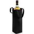 Black - Back - Westford Mill Fairtrade Bottle Bag