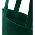 Bottle Green - Side - Westford Mill Fairtrade Bottle Bag