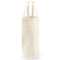 Natural - Front - Westford Mill Fairtrade Bottle Bag