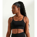 Jet Black - Back - Awdis Womens-Ladies Just Cool Recycled Sports Bra