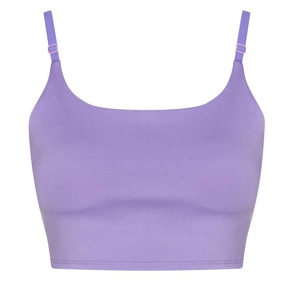 Digital Lavender - Front - Awdis Womens-Ladies Just Cool Recycled Sports Bra