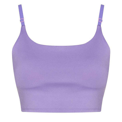 Digital Lavender - Front - Awdis Womens-Ladies Just Cool Recycled Sports Bra